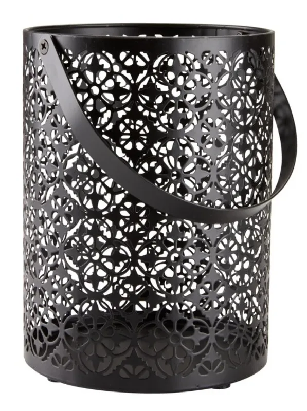 Portavelas HEIMIR Ø15xH20 cm negro en Negro - Velas y Portavelas, Uruguay | JYSK