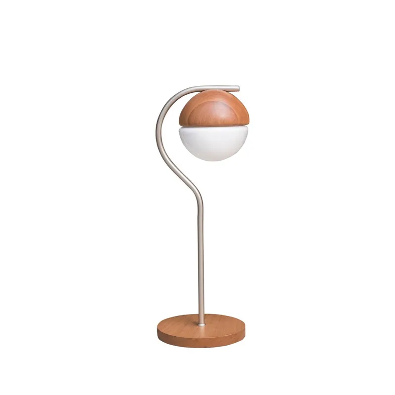 Lampara de Mesa Sintonia Champagne en Madera natural - Lámparas de mesa, Uruguay | Berna home
