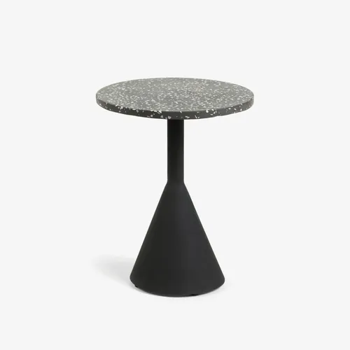 Mesa auxiliar Delano Ø 40 cm negro en Negro - Mesas de arrimo, Uruguay | Kavehome