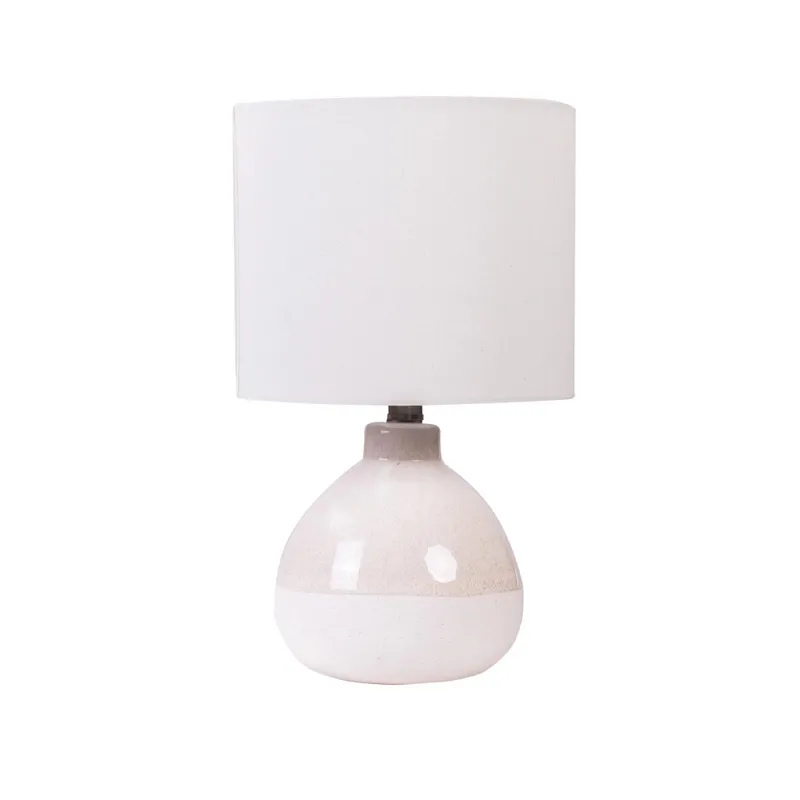 Lampara De Mesa Ceramica Natural-beige Ml231307 en Beige - Lámparas de mesa, Uruguay | Divino