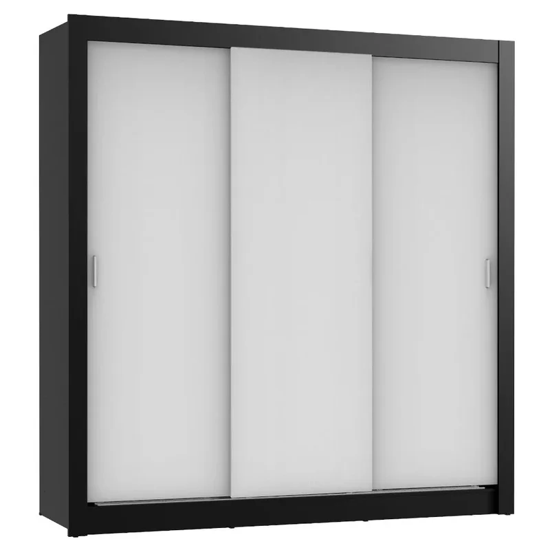 Ropero Placard Matrimonial Monaco 170CM Sin Espejo 3 Puertas Corrediza en Marrón - Roperos y placares, Uruguay | Balton, vista 29