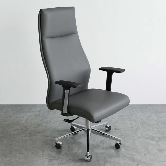 Silla De Oficina Malla Gris Perseo en Gris - Sillas de escritorio, Uruguay | Divino