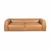 Sofá 3 Cuerpos Cuero Marron Tufa Camel en Beige - Sillones y sofás, Uruguay | Divino, vista 3 de 5