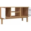 Rack TV 2 P Mel/Gris Linea Nordica en Madera Maciza - Muebles para TV, Uruguay | Que Sal Muebleria, vista 5 de 18
