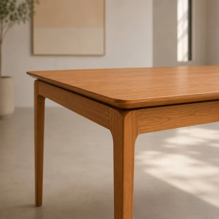 Mesa de Comedor Wind - 120 x 90 - Canela en Blanco - Mesas de comedor, Uruguay | Nyr, vista 2