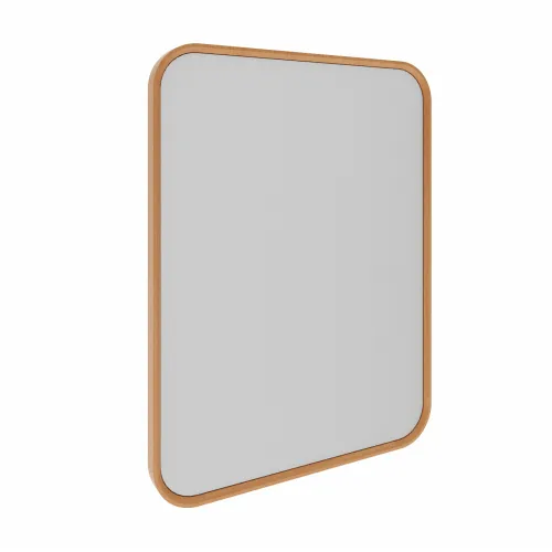 Espejo Natural/beige Mdf Y Vidrio Palazzo en Madera natural - Espejos, Uruguay | Divino