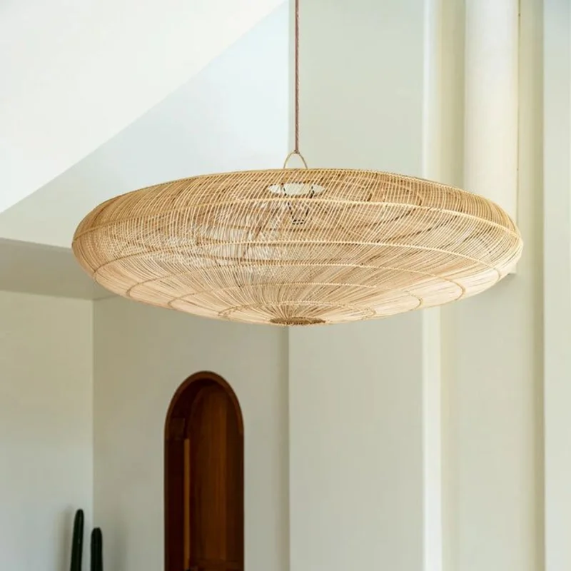 Lámpara de Ratán Plasto | Casakos Uruguay en Madera natural - Lámparas colgantes, Uruguay | Casakos, vista 4