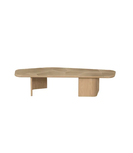 MESA CENTRO BAKERS HOJAS ROBLE L en Madera natural - Mesas de living, Uruguay | Masinfinito Casa