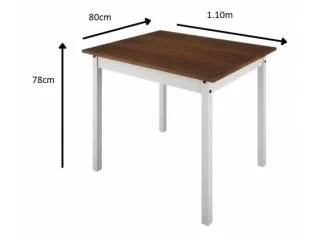 JUEGO COMEDOR OLIVIA 4 SILLAS- CERA/BLANCA en Blanco/Cera - Mesas de comedor, Uruguay | Quesal, vista 5