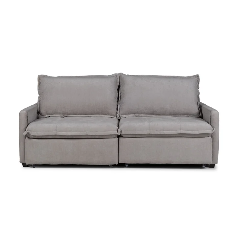 Sofá Cama Oliver - Tela Microfibra - 12074 (Ceniza) en Gris - Sillones y sofás, Uruguay | Nyr, vista 4