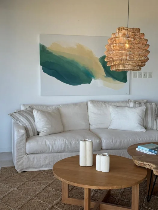 SOFA BISCARROSSE BLANCO LINO FRANCES 4 CUERPOS 240CM en Blanco - Sillones y sofás, Uruguay | Masinfinito Casa, vista 3
