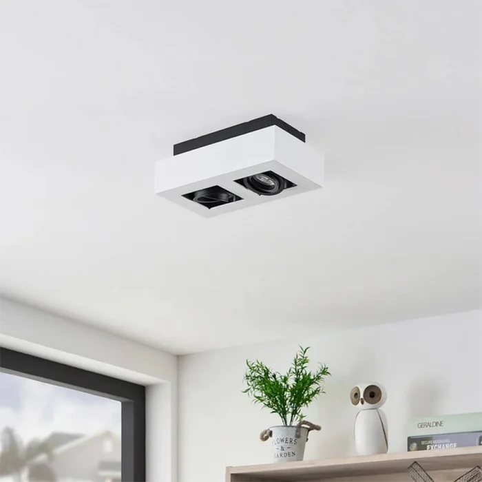 Lámpara de Techo Walle 2 Blanco en Blanco - Lámparas colgantes, Uruguay | Serlux, vista 9
