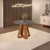 Mesa Redonda Gris Línea París en Gris - Mesas de comedor, Uruguay | Ecowood, vista 3 de 9