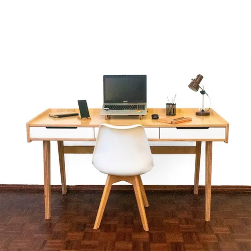 Escritorio Liverpool en Madera natural - Escritorios, Uruguay | Benteveo