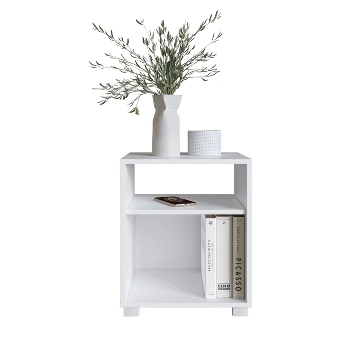 Mesa de Luz Paris – Blanca - Mesas de luz, Uruguay | RM Muebles y Deco, vista 2