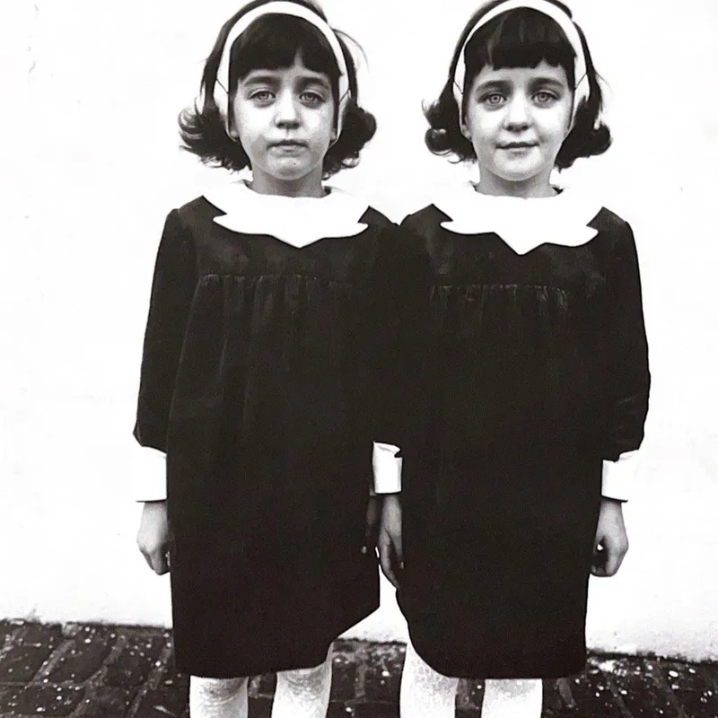 The Twins — Diane Arbus 1967 en Negro - Láminas, Uruguay | Mara Estudio