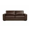 Sillón 3 cuerpos Como - 100% Cuero - Caramelo en Marrón - Sillones y sofás, Uruguay | Ecowood, vista 4 de 4