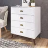 Comodas Cajoneras 4 Cajones Living Dormitorio Compacta en Blanco - Aparadores y recibidores, Uruguay | Soy Hogar, vista 4 de 4