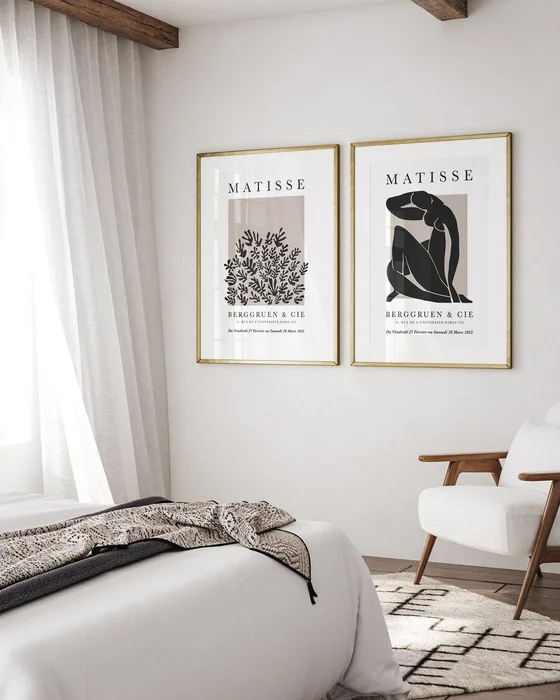 Matisse - Black & beige en Multicolor - Láminas, Uruguay | La Cuadrería, vista 2