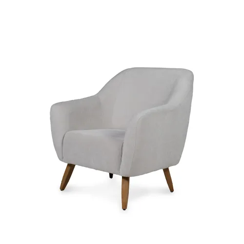 Butaca Paula - Tela Microfibra - C39 (Hielo) en Beige, Uruguay | NYR