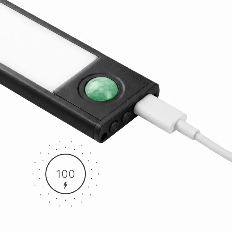 Lámpara Recargable Con Sensor De Movimiento Morais 80CM CCT Negro en Blanco - Lámparas colgantes, Uruguay | Serlux, vista 5