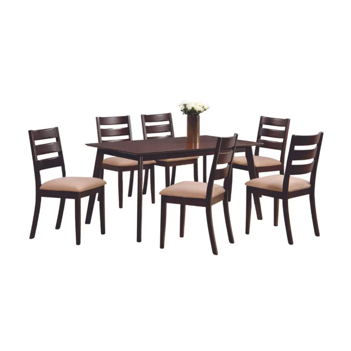 Juego de Comedor Ravenna 6 Sillas en Marrón - Mesas de comedor, Uruguay | Rústico Hogar