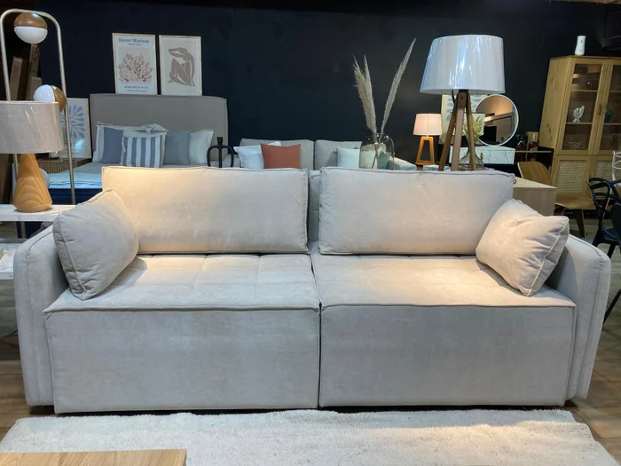 Sofá Cama Extensible Ravello 230cm - Beige - Sillones y sofás, Uruguay | Berna home, vista 3