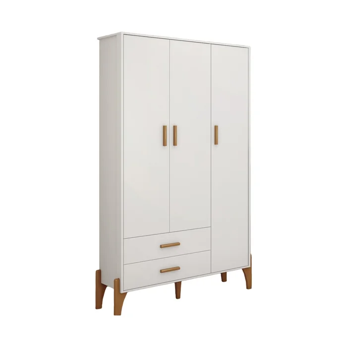 ROPERO IRIS  3 PTAS 24A BLANCO ACETINADO 358961881 - Roperos y placares, Uruguay | Rosas Hermanos