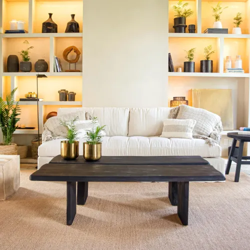 Mesa ratona Natura en Madera natural - Mesas de living, Uruguay | De Arcos