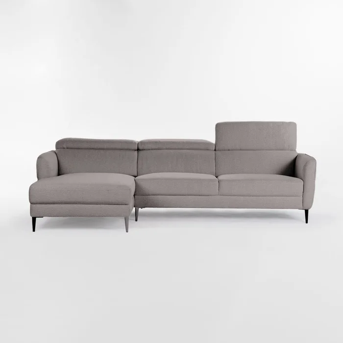 Sofá con chaise MOOVE GRIS IZQUIERDO - Sillones y sofás, Uruguay | Viasono, vista 2