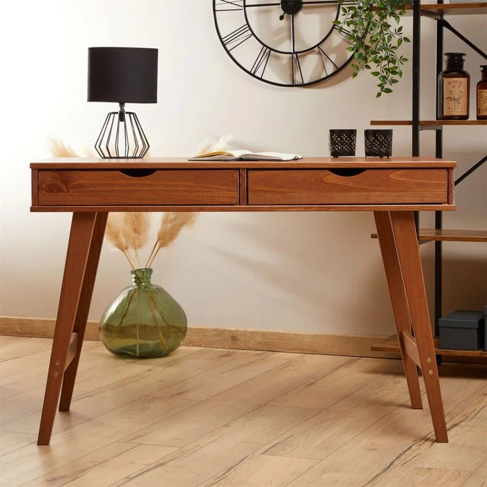 Escritorio Madera Marron Alecto en Marrón - Escritorios, Uruguay | Divino