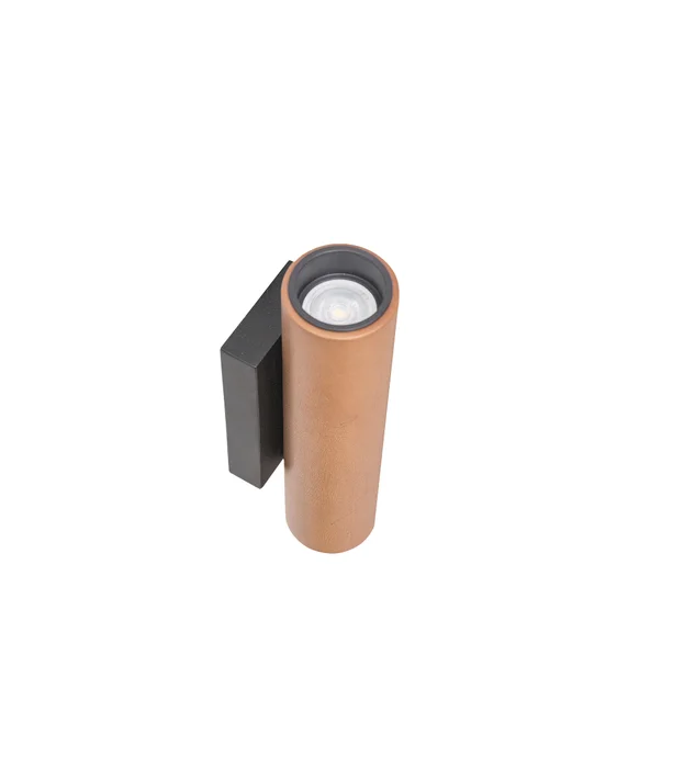 Lampara Aplique de Pared Doble Viga Point en Marrón – Recopilación Punto – Material: Madera - Lámparas colgantes, Uruguay | Berna home
