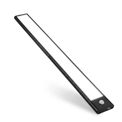 Lámpara Recargable Con Sensor De Movimiento Morais 60CM CCT Negro en Blanco - Lámparas colgantes, Uruguay | Serlux