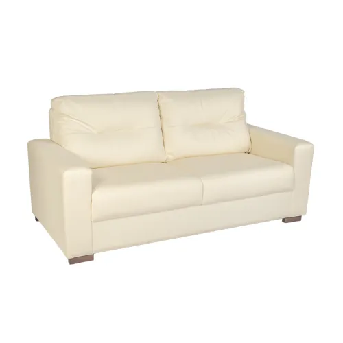 SOFA 2 CUERPOS - TAPIZADO PU COLOR PERLA en Blanco - Sillones y sofás, Uruguay | Champagne Home