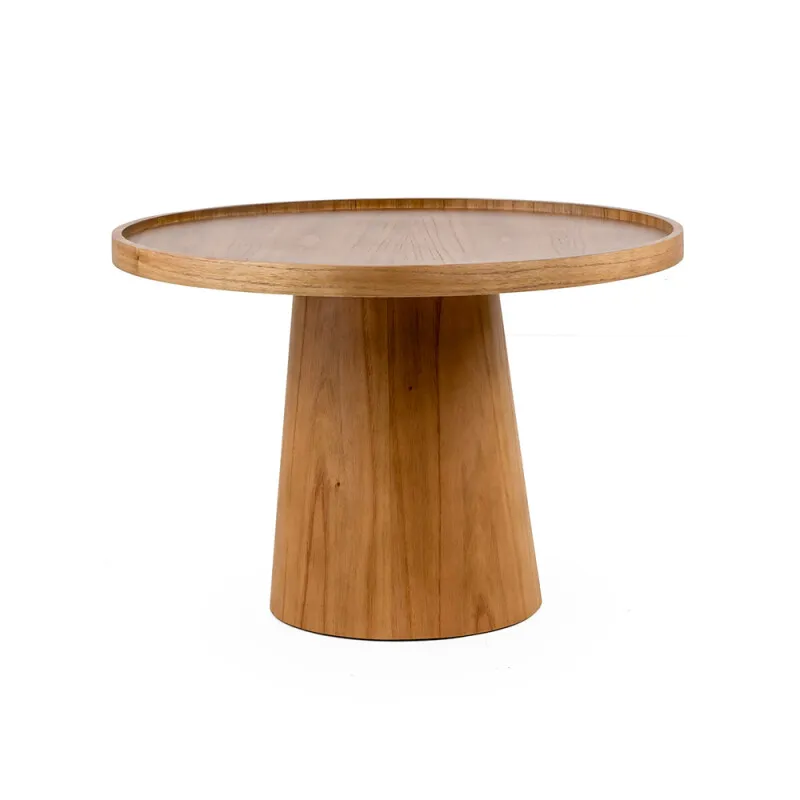 MESA DE LIVING ELARA ALTA CINAMOMO NATURAL 60X60X42H CM en Madera natural - Mesas de living, Uruguay | Vinibel