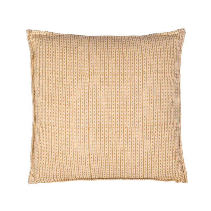 Almohadón Roda 45*45 Algodon Beige/taupe en Amarillo - Textiles, Uruguay | Divino