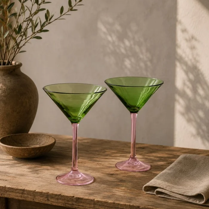 Set De 2 Copas Cocktail Martini en Multicolor - Decoración, Uruguay | Aihaus
