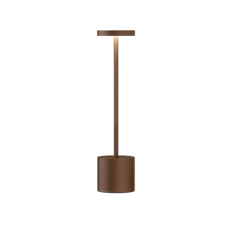 Lámpara de Mesa Panamá Portátil Recargable Dimerizable Brown en Marrón - Lámparas de mesa, Uruguay | Serlux