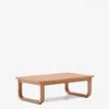 Mesa de centro exterior Sacaleta de madera maciza de eucalipto 100 x 60 cm FSC 100% en Madera natural - Mesas de living, Uruguay | Kavehome, vista 1 de 6