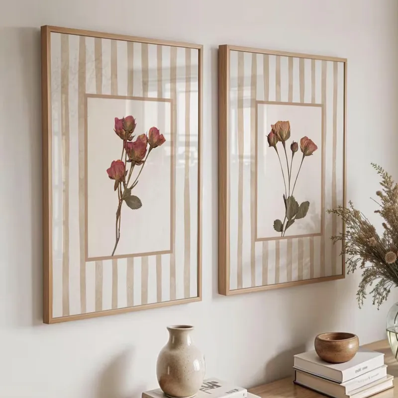 Botánico Flores Vintage en Multicolor - Láminas, Uruguay | La Cuadrería