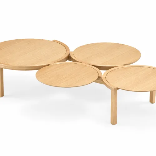 Mesa de Centro Cocal en Madera natural - Mesas de living, Uruguay | Furest