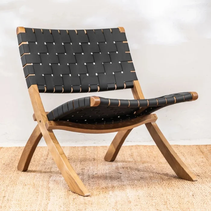 Butaca - Madera de Olmo - Negro en Negro - Sillones y sofás, Uruguay | Ecowood, vista 2