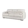Sofá Oxford - Cuero Básico - 3 cuerpos - Arena en Beige - Sillones y sofás, Uruguay | NYR, vista 1 de 6
