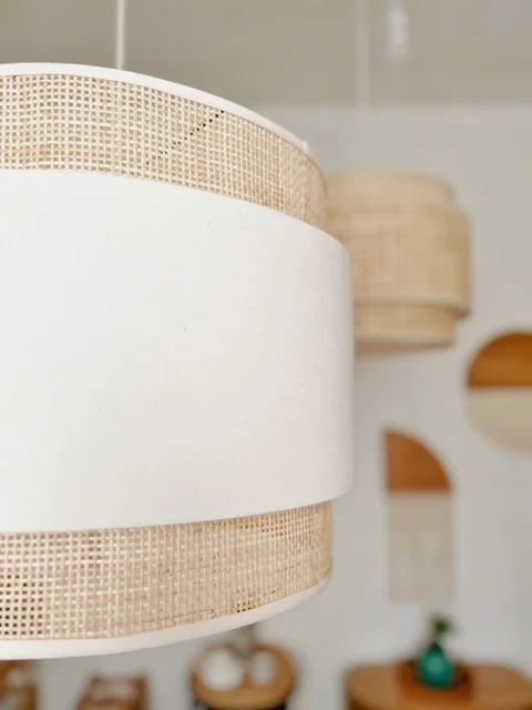 Lámpara esterilla con pliegues - Lámparas colgantes, Uruguay | Decoramuss, vista 2
