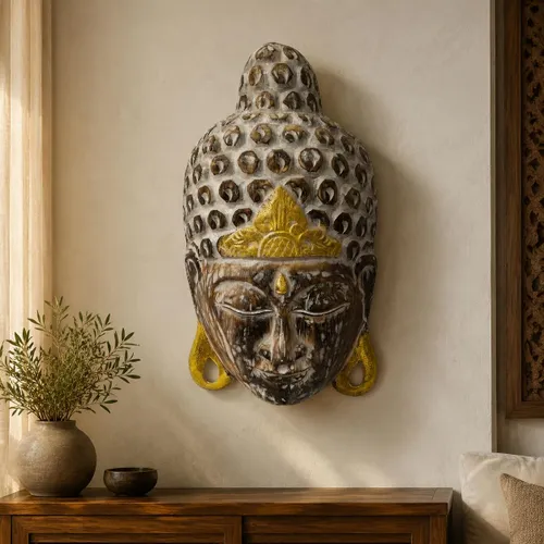 Mascara Buda en Multicolor - Decoración, Uruguay | Camino a Casa