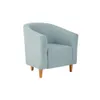 Sofa Sillon Poltrona 1 Cuerpo Praga - Gris Azulado en Gris - Sillones y sofás, Uruguay | Ecowood, vista 1 de 4