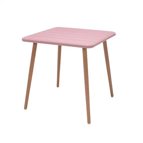 Mesa De Exterior - Eucaliptus Nassau - Rosa en Rosa - Muebles para el exterior, Uruguay | Rústico Hogar