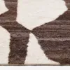 Alfombra Elvar de lana blanco y marrón 160 x 230 cm en Marrón - Textiles, Uruguay | Kavehome, vista 4 de 4