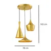 Lámpara Colgante Geisha Trio Golden en Amarillo - Lámparas colgantes, Uruguay | Unilux, vista 5 de 5