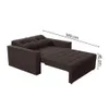 Sofa Cama 2 Plazas Abertura Frontal Ruedas Patas De Madera - Sillones y sofás, Uruguay | Lais Muebles, vista 3 de 5